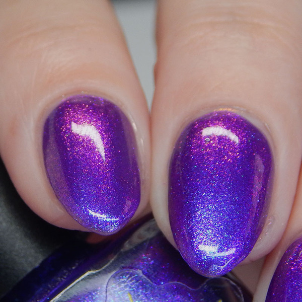 Nail polish swatch / manicure of shade Starbeam Ultraviolet Cactus