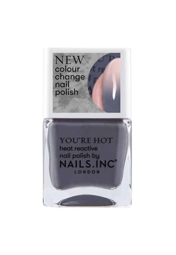 Nail polish swatch / manicure of shade Nails.inc You're Hot Then You're Cold