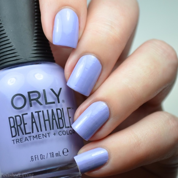 Nail polish swatch / manicure of shade Orly Just Breathe