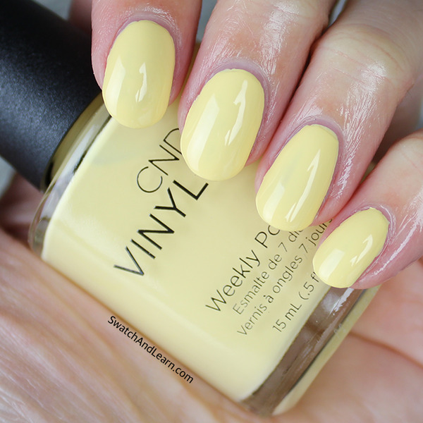 Nail polish swatch / manicure of shade CND Honey Darlin