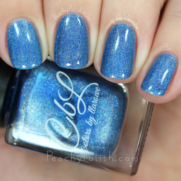 Nail polish swatch / manicure of shade Colors by Llarowe Ice Ice Baby