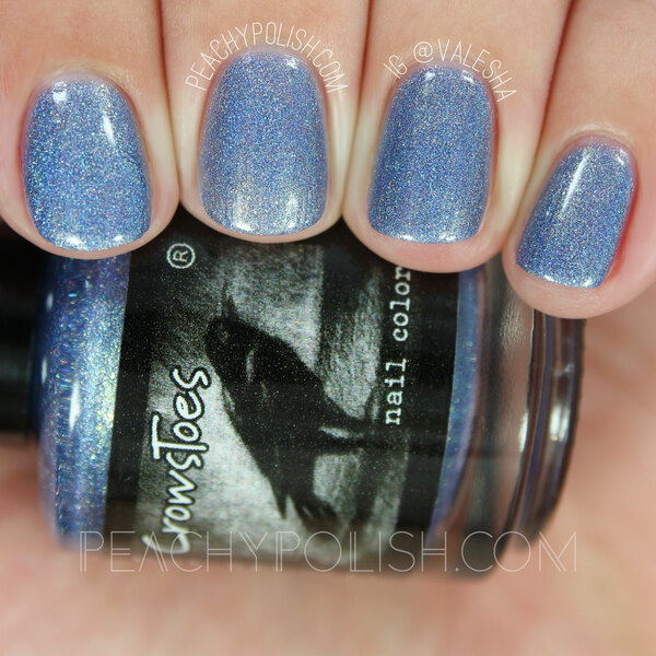 Nail polish swatch / manicure of shade CrowsToes Your Last Breath