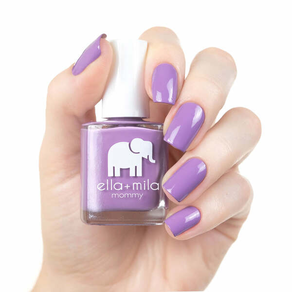 Nail polish swatch / manicure of shade Ella and Mila Lavender Fields