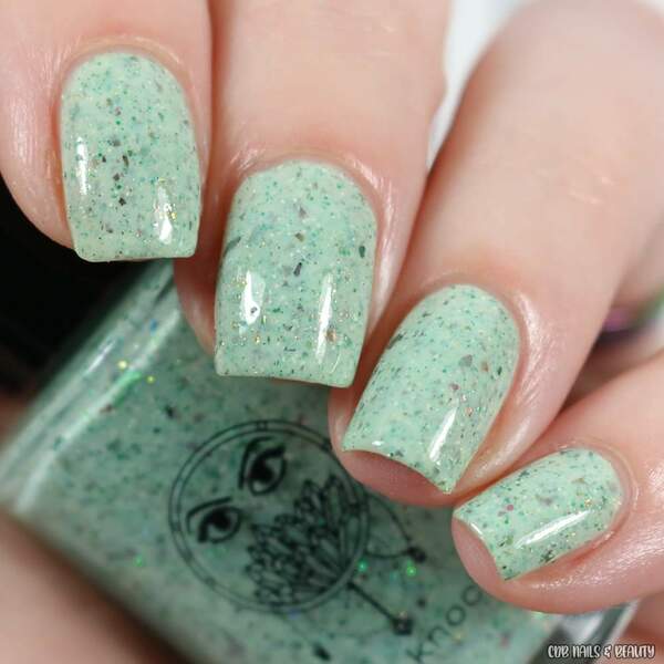 Nail polish swatch / manicure of shade Crystal Knockout Offerings of Earth