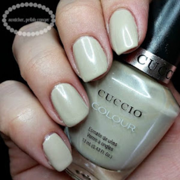 Nail polish swatch / manicure of shade Cuccio Oh Naturale