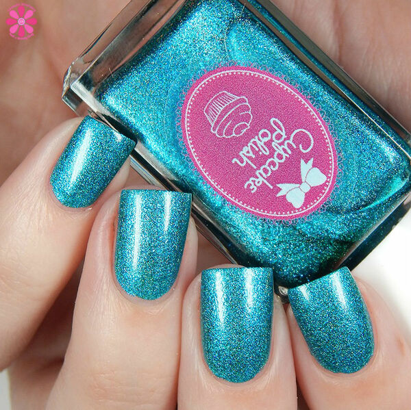 Nail polish swatch / manicure of shade Cupcake Polish Be More Pacific