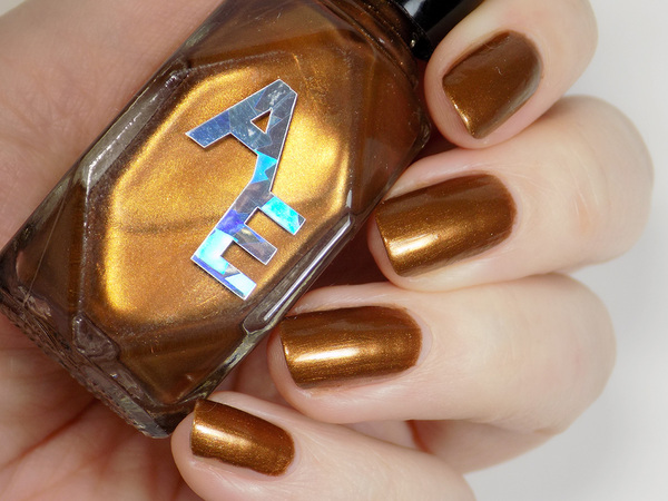 Nail polish swatch / manicure of shade Alter Ego Nail Enamel Chocolatier