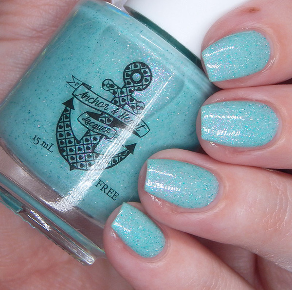 Nail polish swatch / manicure of shade Anchor and Heart Lacquer Cold Water and Sunshine 2.0