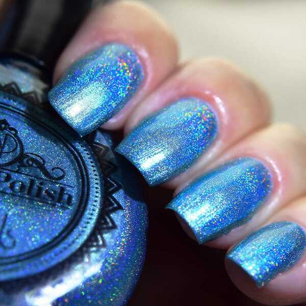 Nail polish swatch / manicure of shade P•O•P Polish Beach Glass