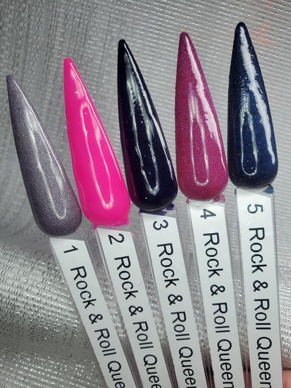 Nail polish swatch / manicure of shade Revel Rock and Roll Queen 3