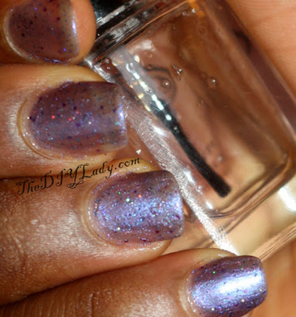 Nail polish swatch / manicure of shade BAM Nail Lacquer Twilight Rendezvous