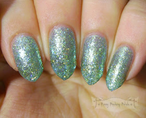 Nail polish swatch / manicure of shade Barry M Catwalk Queen