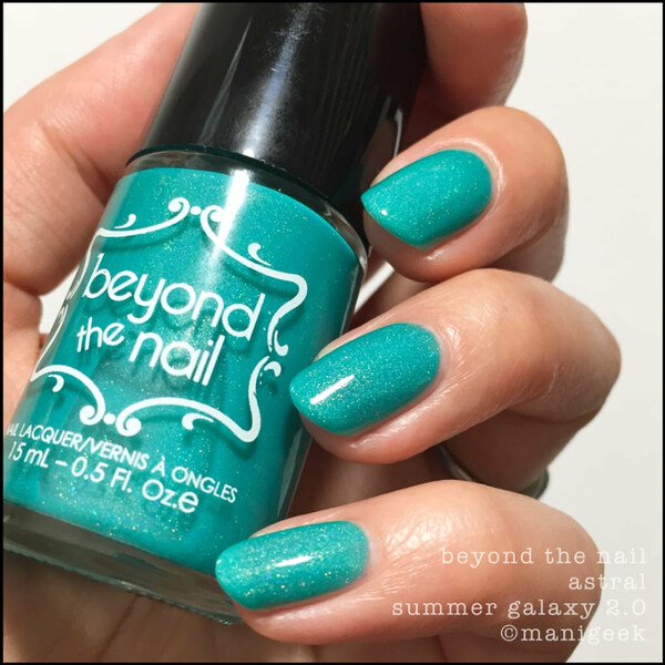 Nail polish swatch / manicure of shade Beyond The Nail Astral