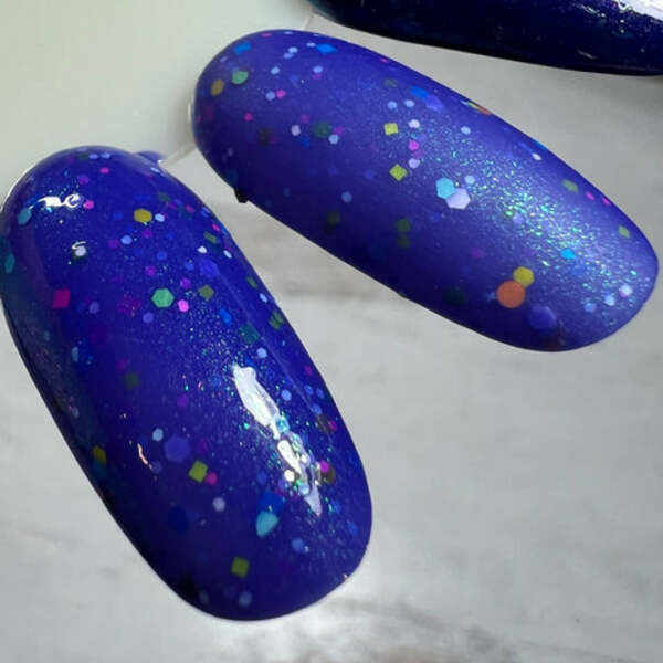 Nail polish swatch / manicure of shade Anchor and Heart Lacquer Sprinkle, Sprinkle, Little Star