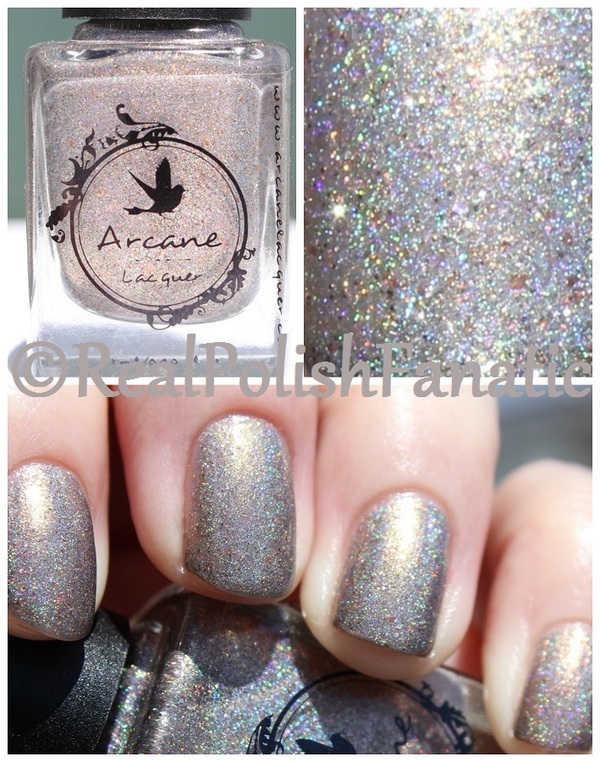 Nail polish swatch / manicure of shade Arcane Lacquer Fear Was Just A Word