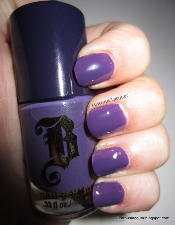Nail polish swatch / manicure of shade Brash Purple Prime
