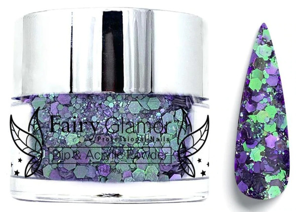 Nail polish swatch / manicure of shade Fairy Glamor Underworld