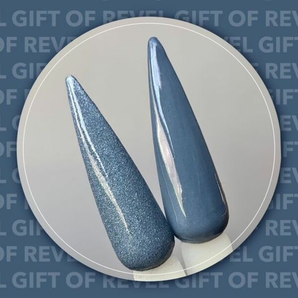 Nail polish swatch / manicure of shade Revel Sassy GOR February 2022