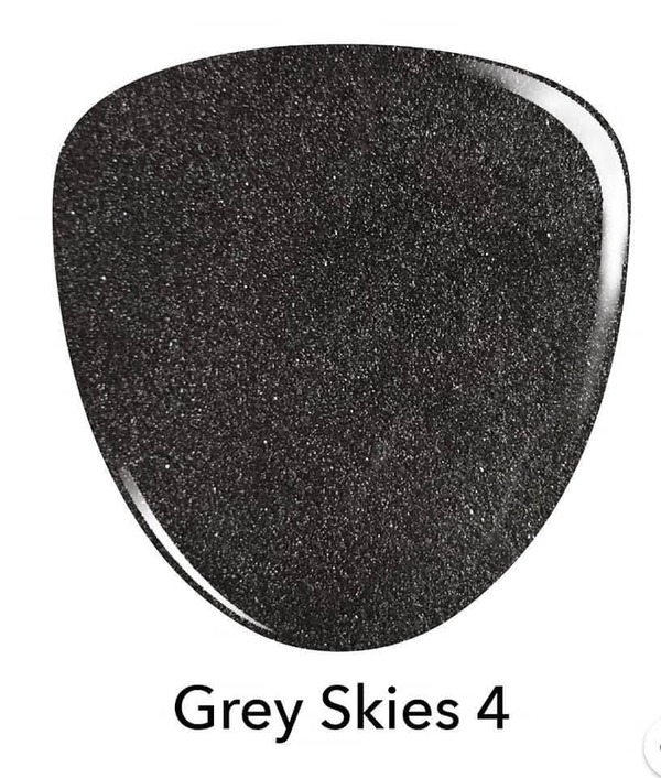 Nail polish swatch / manicure of shade Revel Grey Skies 4