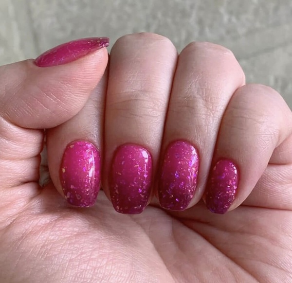 Nail polish swatch / manicure of shade Sparkle and Co. Mixed Signals