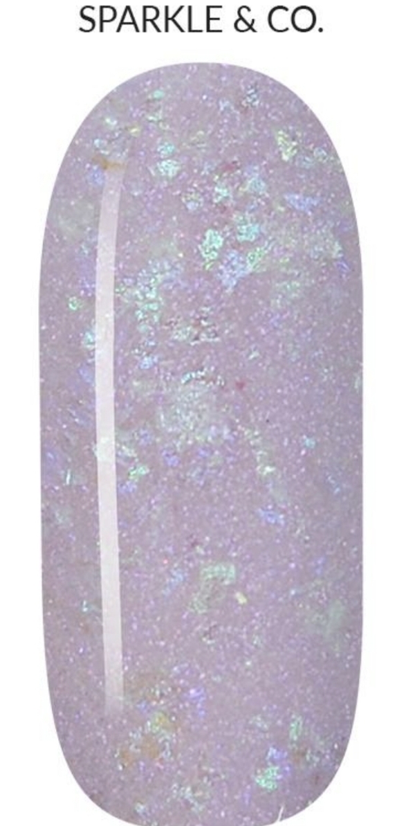 Nail polish swatch / manicure of shade Sparkle and Co. Lavender Seaglass