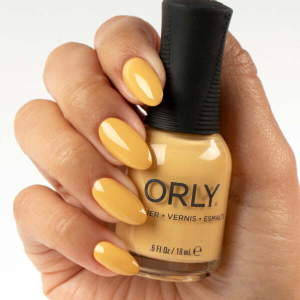Nail polish swatch / manicure of shade Orly Golden Afternoon