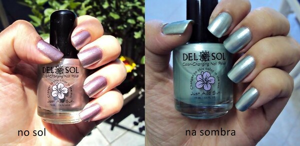 Nail polish swatch / manicure of shade Del Sol Spike