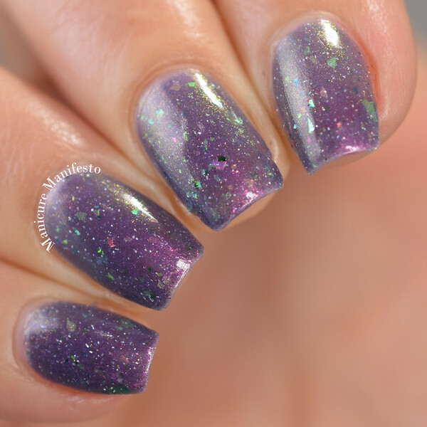 Nail polish swatch / manicure of shade Girly Bits Eww Yucca!