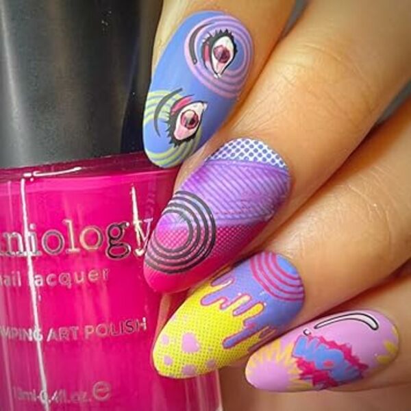 Nail polish swatch / manicure of shade Maniology Bubble Pop