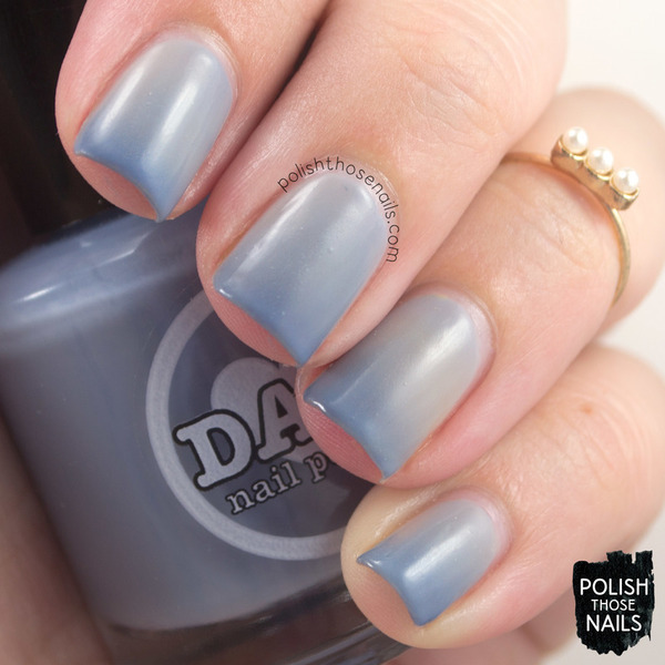 Nail polish swatch / manicure of shade Dam Nail Polish Cerulean Skies