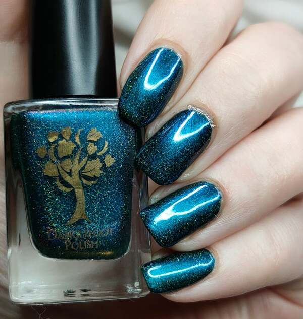 Nail polish swatch / manicure of shade Danglefoot Nail Polish Professor X