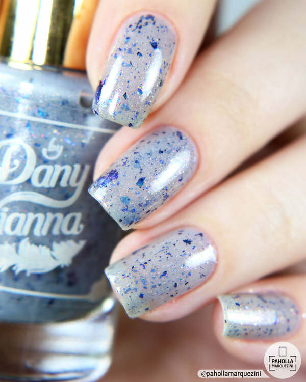 Nail polish swatch / manicure of shade By Dany Vianna Stormy Weather