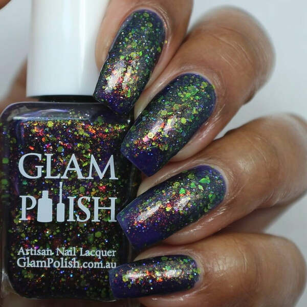 Nail polish swatch / manicure of shade Glam Polish Morgan Le Fay