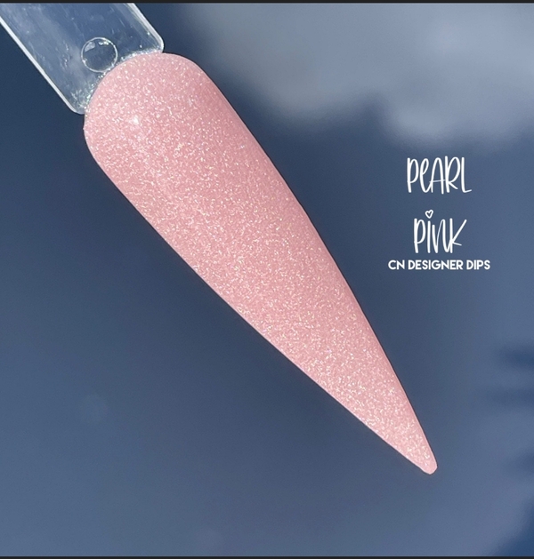Nail polish swatch / manicure of shade CN Designer Pearl Pink