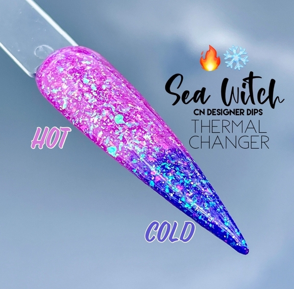 Nail polish swatch / manicure of shade CN Designer Sea Witch
