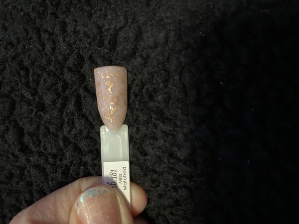 Nail polish swatch / manicure of shade Sparkle and Co. Miss Matched