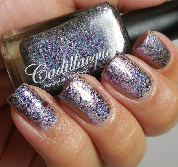 Nail polish swatch / manicure of shade Cadillacquer Charoite