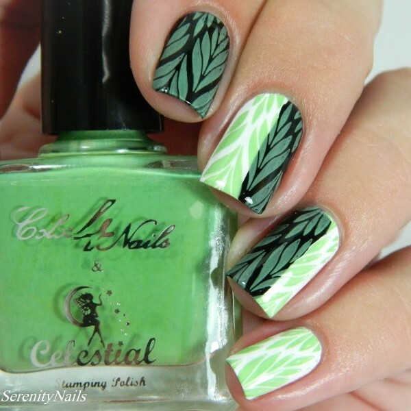 Nail polish swatch / manicure of shade Celestial Cosmetics Midori