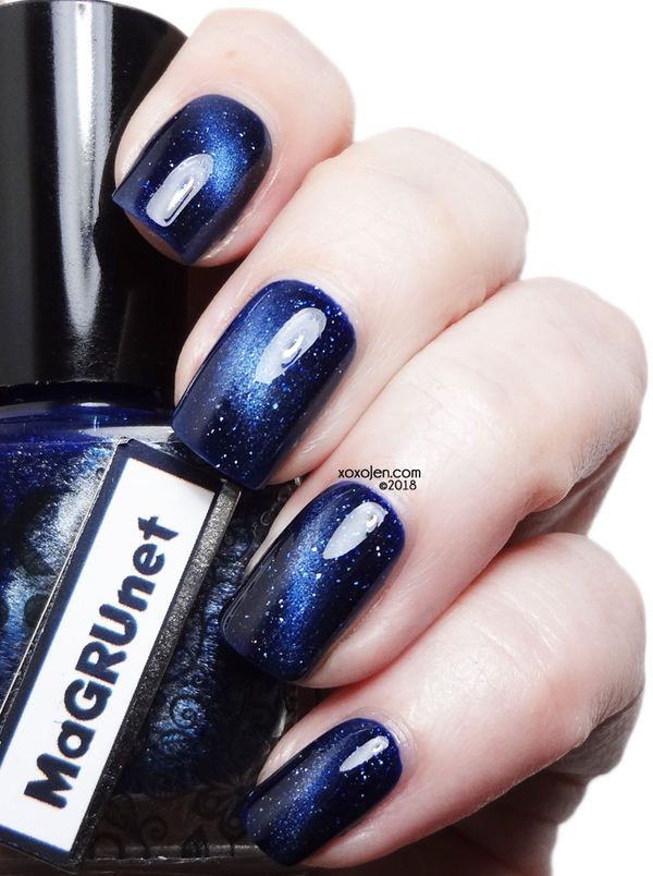 Nail polish swatch / manicure of shade DRK Nails Gruum Gruum