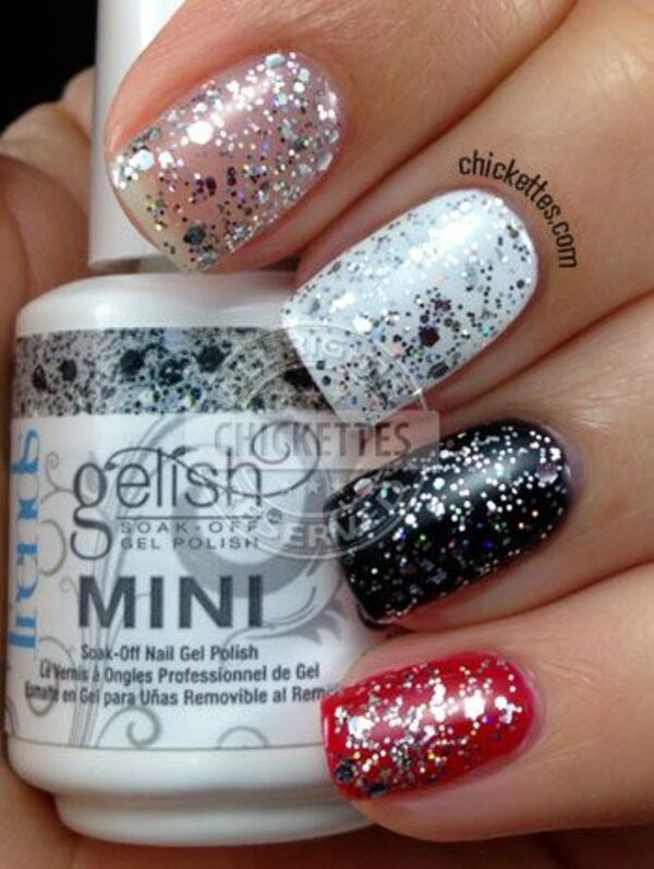 Nail polish swatch / manicure of shade Gelish Am I Making You Gelish