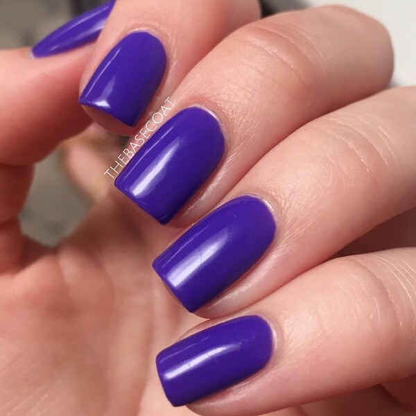 Nail polish swatch / manicure of shade Gelish Anime-Zing Color