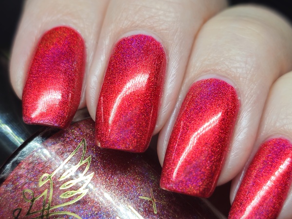 Nail polish swatch / manicure of shade Phoenix indie polish Fighting For Love And Passion