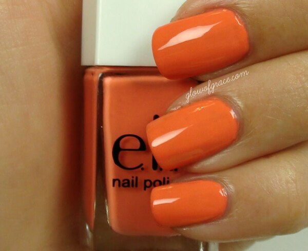 Nail polish swatch / manicure of shade E.L.F. Coral Dream