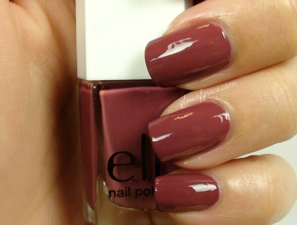 Nail polish swatch / manicure of shade E.L.F. Mod Mauve