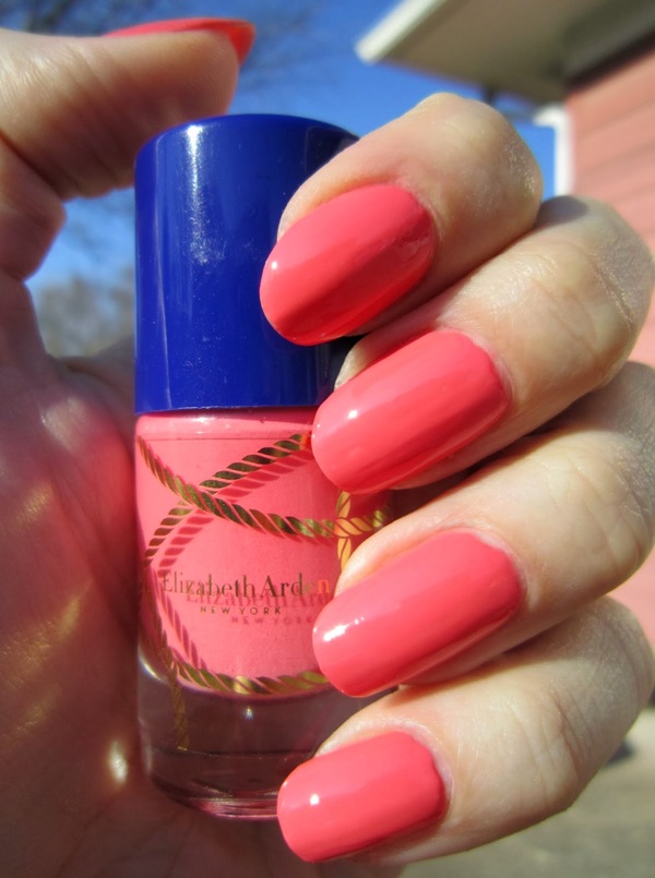 Nail polish swatch / manicure of shade Elizabeth Arden Ahoy