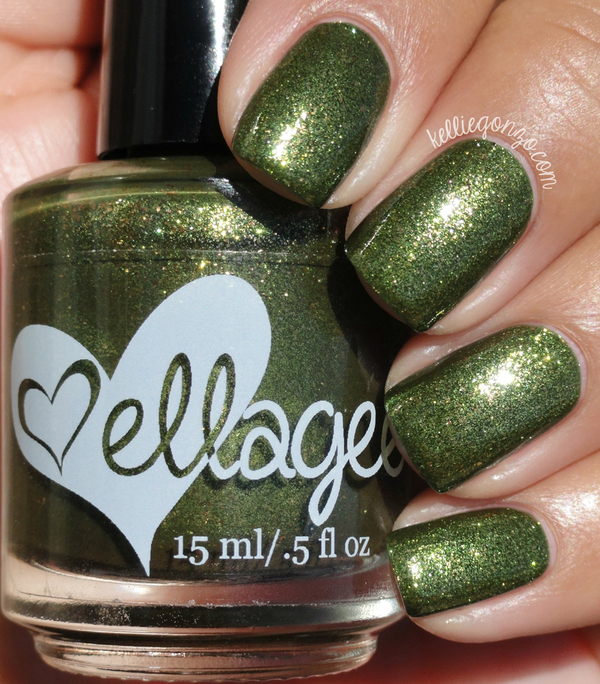 Nail polish swatch / manicure of shade Ellagee Valad