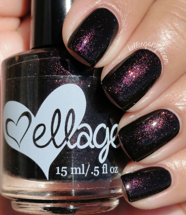 Nail polish swatch / manicure of shade Ellagee Dracarys