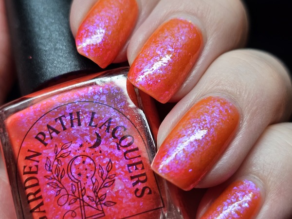 Nail polish swatch / manicure of shade Garden Path Lacquers Snicker-Snack