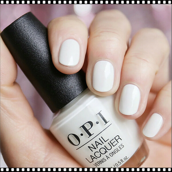 Nail polish swatch / manicure of shade OPI Don't Cry Over Spilled Milkshakes