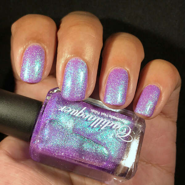 Nail polish swatch / manicure of shade Cadillacquer A Bad Dream